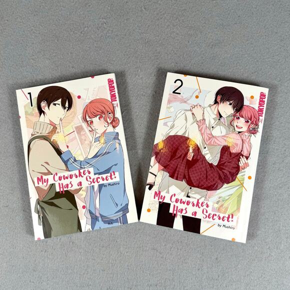 My Coworker Has a Secret Manga Lot Books Vol 1 & 2 English - Picture 2 of 8